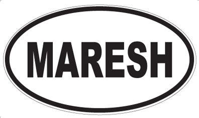 MARESH - Oval Magnet