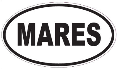 MARES - Oval Magnet