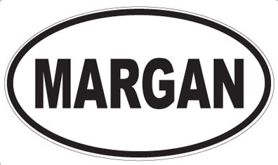 MARGAN - Oval Sticker
