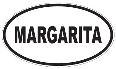 MARGARITA - Oval Magnet