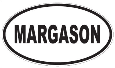 MARGASON - Oval Magnet