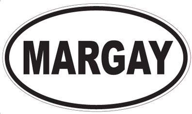 MARGAY - Oval Sticker
