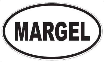 MARGEL - Oval Sticker
