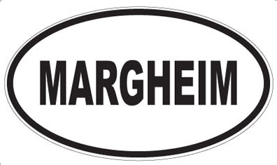 MARGHEIM - Oval Magnet