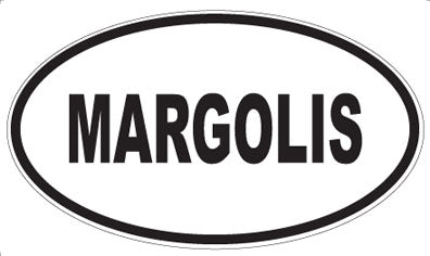 MARGOLIS - Oval Sticker