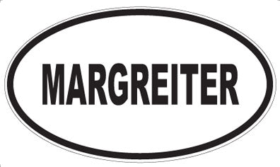MARGREITER - Oval Sticker