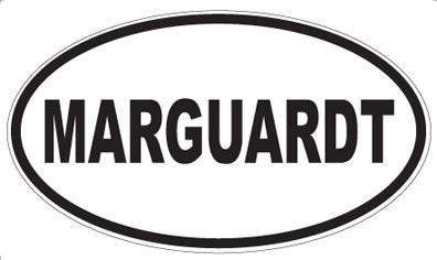 MARGUARDT - Oval Magnet
