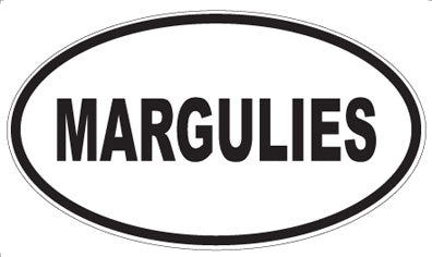 MARGULIES - Oval Magnet