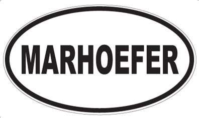 MARHOEFER - Oval Magnet