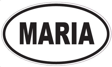 MARIA - Oval Sticker