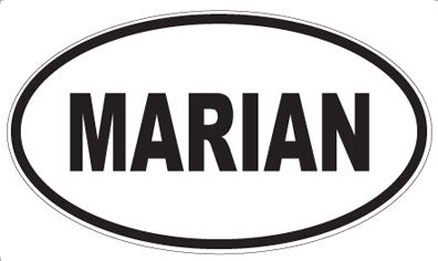 MARIAN - Oval Sticker
