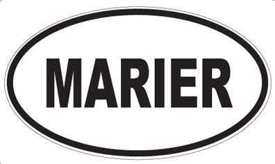 MARIER - Oval Magnet