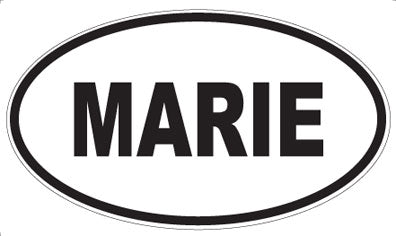 MARIE - Oval Magnet