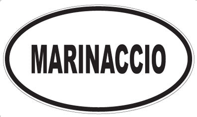 MARINACCIO - Oval Magnet