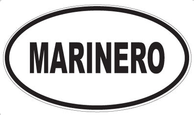 MARINERO - Oval Sticker