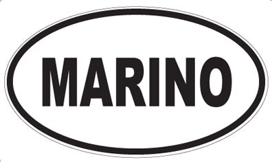 MARINO - Oval Magnet