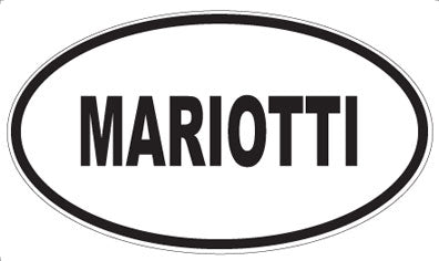 MARIOTTI - Oval Magnet