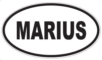 MARIUS - Oval Magnet