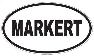 MARKERT - Oval Magnet