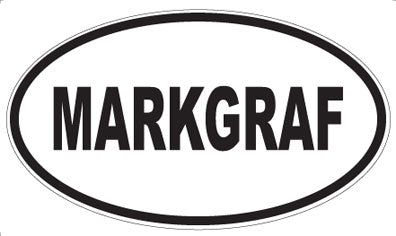 MARKGRAF - Oval Sticker