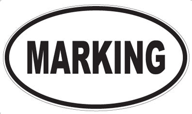 MARKING - Oval Magnet