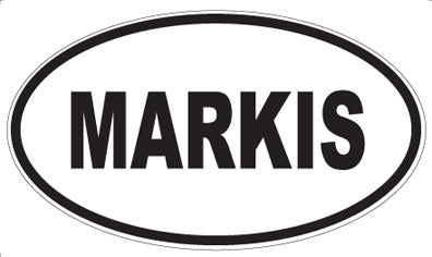MARKIS - Oval Sticker