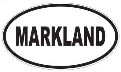 MARKLAND - Oval Sticker