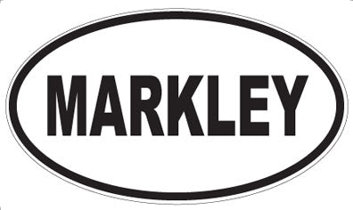 MARKLEY - Oval Magnet