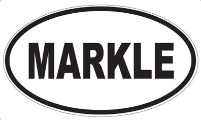 MARKLE - Oval Magnet