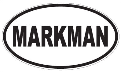 MARKMAN - Oval Sticker
