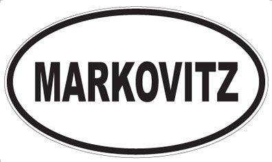 MARKOVITZ - Oval Sticker