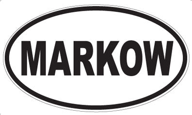 MARKOW - Oval Magnet