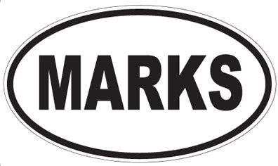 MARKS - Oval Magnet