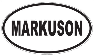 MARKUSON - Oval Magnet