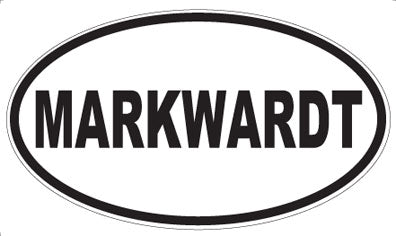 MARKWARDT - Oval Magnet