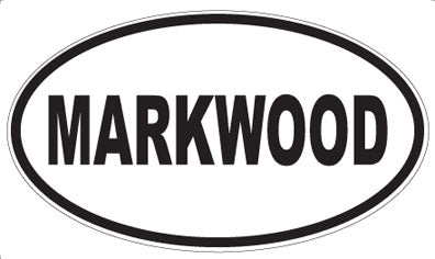 MARKWOOD - Oval Sticker