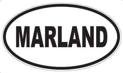 MARLAND - Oval Magnet