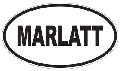 MARLATT - Oval Sticker