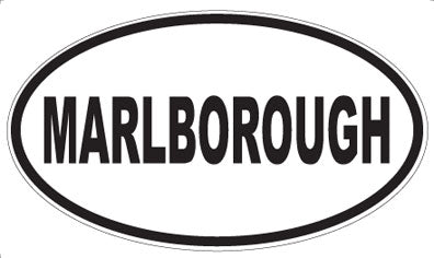 MARLBOROUGH - Oval Magnet