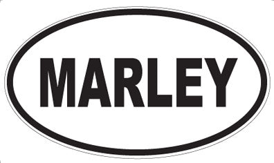 MARLEY - Oval Magnet