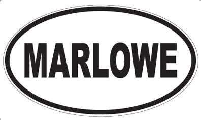 MARLOWE - Oval Sticker