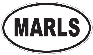 MARLS - Oval Sticker