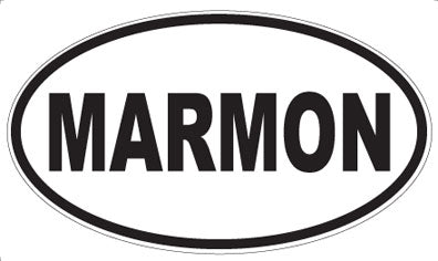 MARMON - Oval Sticker