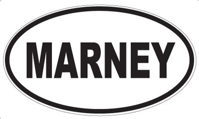 MARNEY - Oval Magnet