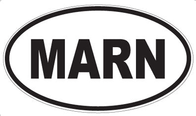 MARN - Oval Magnet