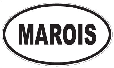 MAROIS - Oval Sticker