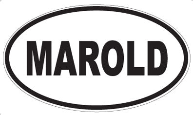MAROLD - Oval Magnet