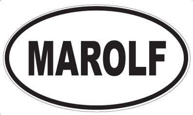 MAROLF - Oval Magnet