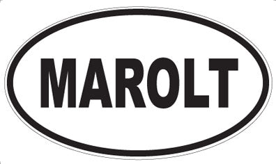 MAROLT - Oval Sticker