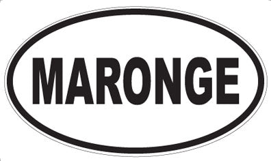 MARONGE - Oval Magnet